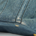 Prada Denim Logo Tote Bag