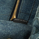 Prada Denim Logo Tote Bag