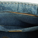 Prada Denim Logo Tote Bag