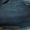 Prada Denim Logo Tote Bag