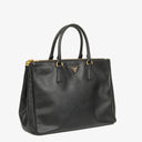 Prada Galleria Large Saffiano Lux Leather Double Zip Tote