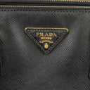 Prada Galleria Large Saffiano Lux Leather Double Zip Tote