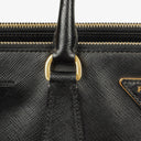 Prada Galleria Large Saffiano Lux Leather Double Zip Tote
