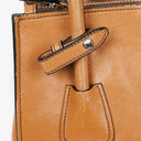 Prada Glace Calfskin Leather Twin Pocket 2-Way Handbag