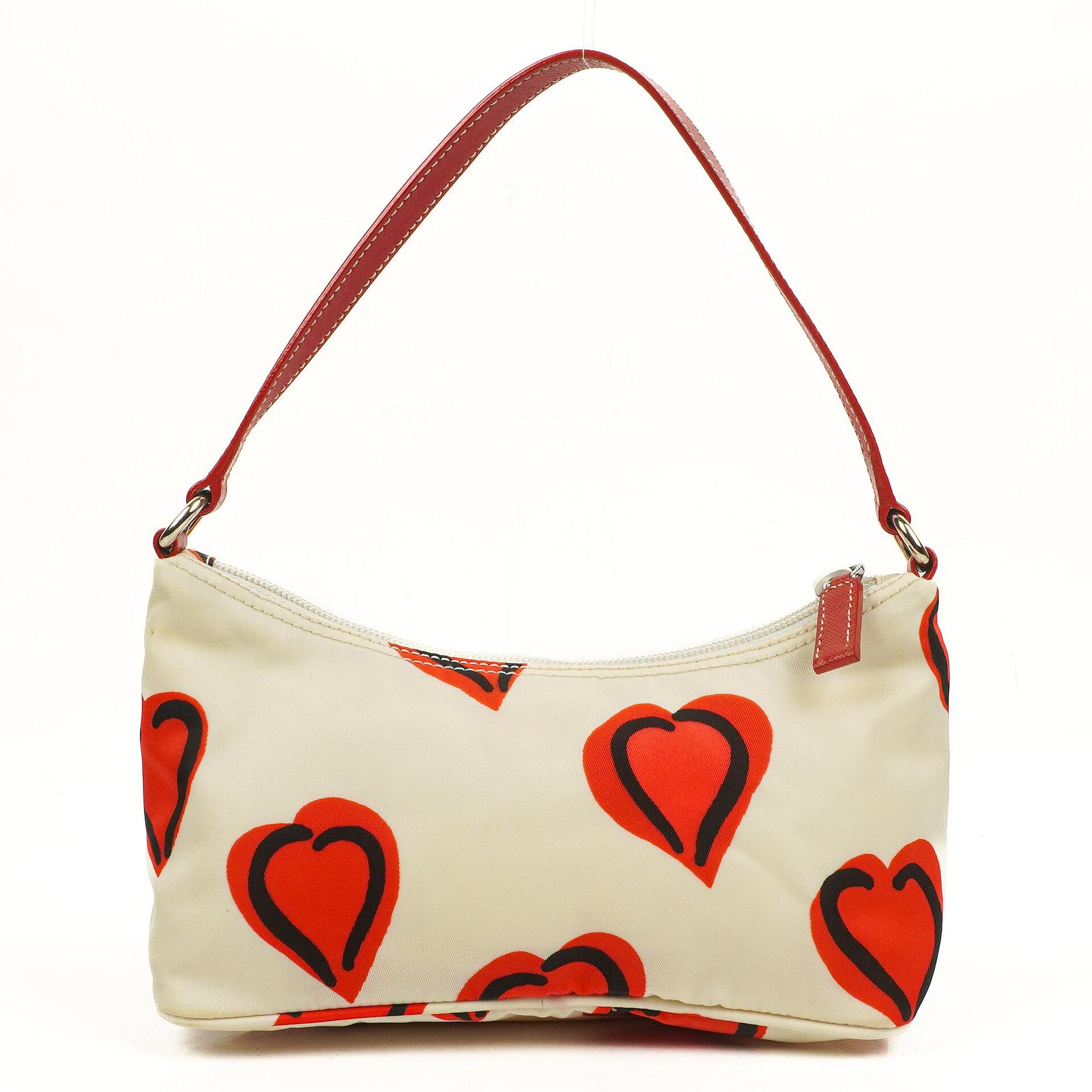 Prada Heart Nylon Tessuto Shoulder Bag