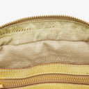 Prada Intreccio Madras Oro Leather Shoulder Bag