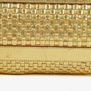 Prada Intreccio Madras Oro Leather Shoulder Bag