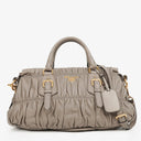Prada Juta Nappa Gaufre Leather Satchel Bag