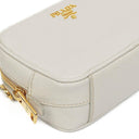 Prada Mini Camera Talco Saffiano Leather Crossbody Bag