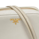 Prada Mini Camera Talco Saffiano Leather Crossbody Bag