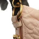 Prada Nappa Stitches Pink Beige Shoulder Bag