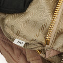 Prada Nappa Stitches Pink Beige Shoulder Bag