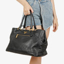 Prada Nero Soft Calfskin Tote Bag