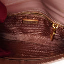 Prada Orchidea Saffiano Vernic Leather Handbag