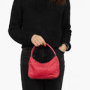 Prada Pink Tessuto Nylon Sport Mini Shoulder Hobo Bag