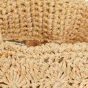 Prada Raffia Pois Naturale Tal Shoulder Bag