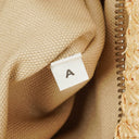Prada Raffia Pois Naturale Tal Shoulder Bag