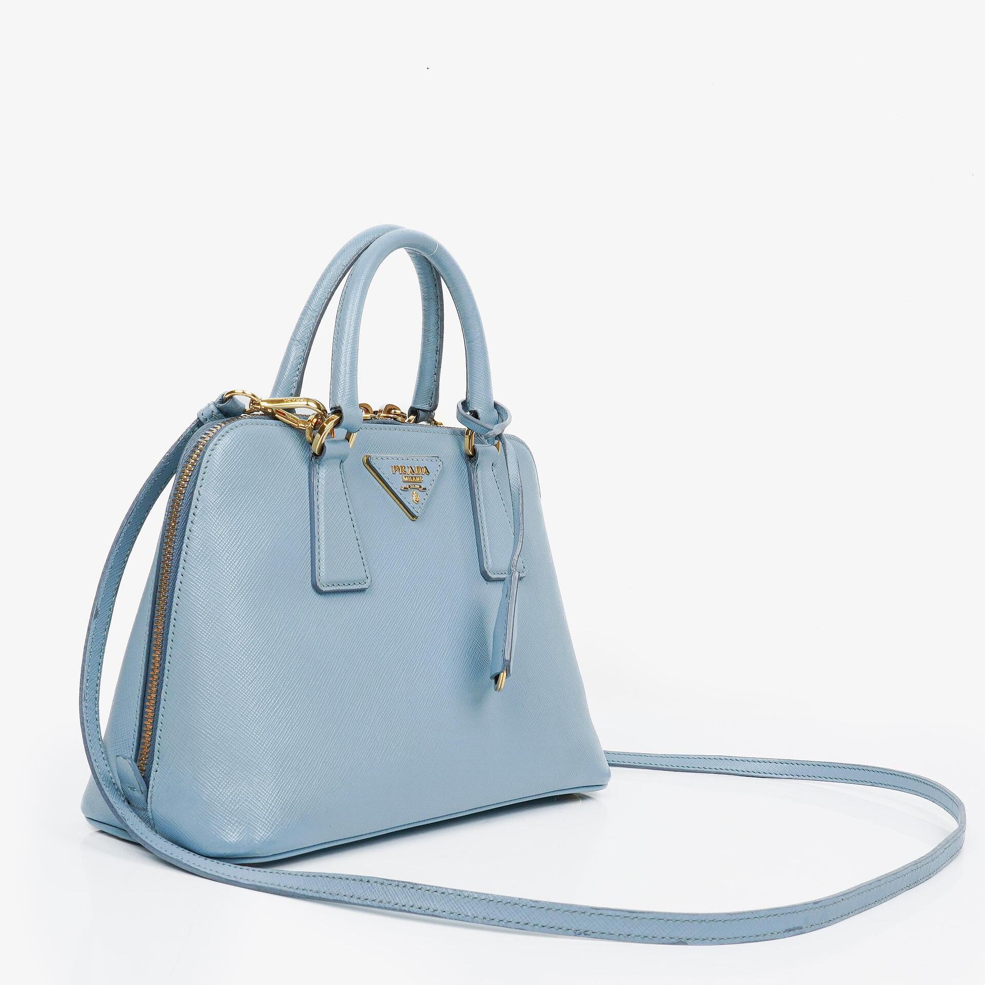 Prada Saffiano Lux Astrale Small Promenade Tote Bag