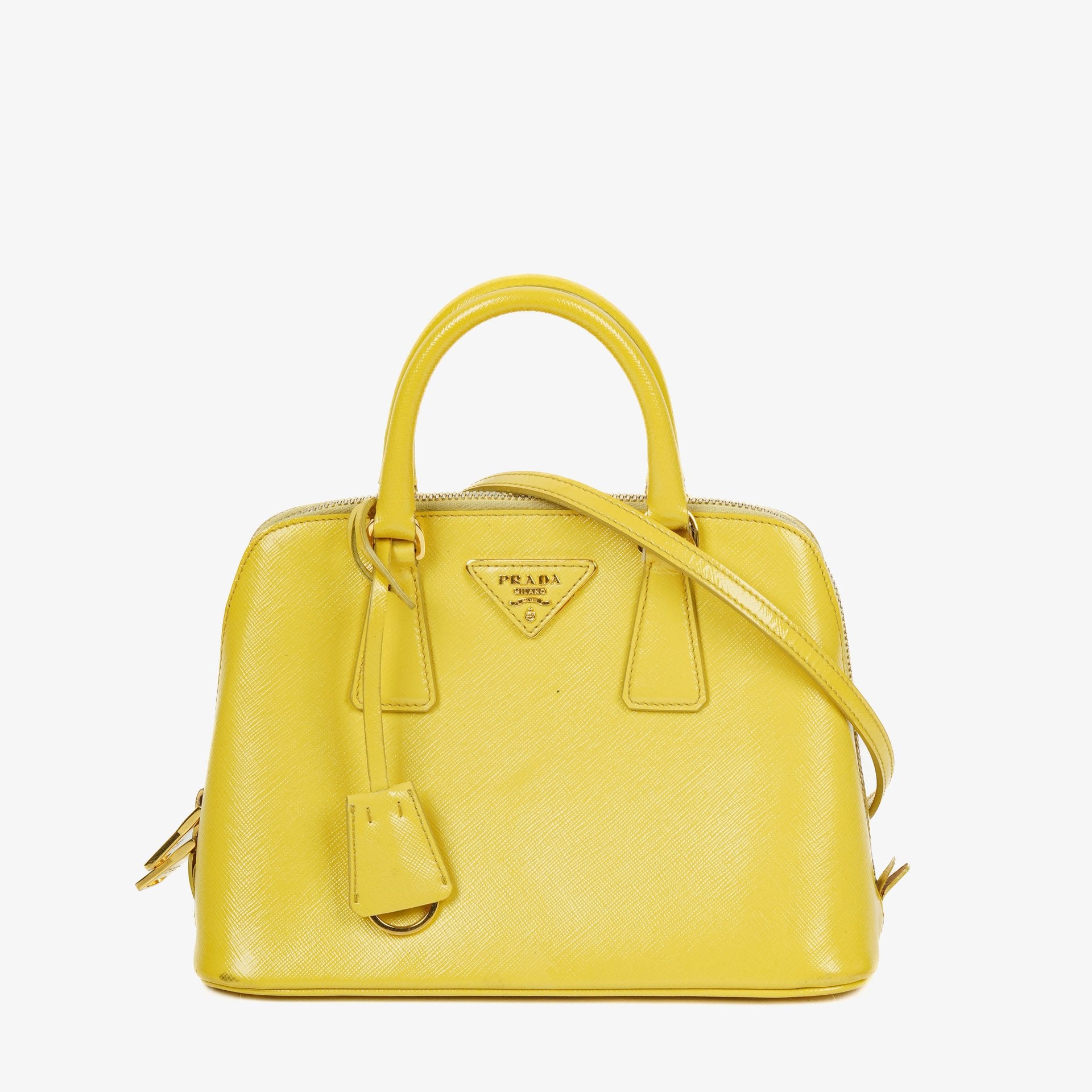Prada Saffiano Vernic Ananas Handbag