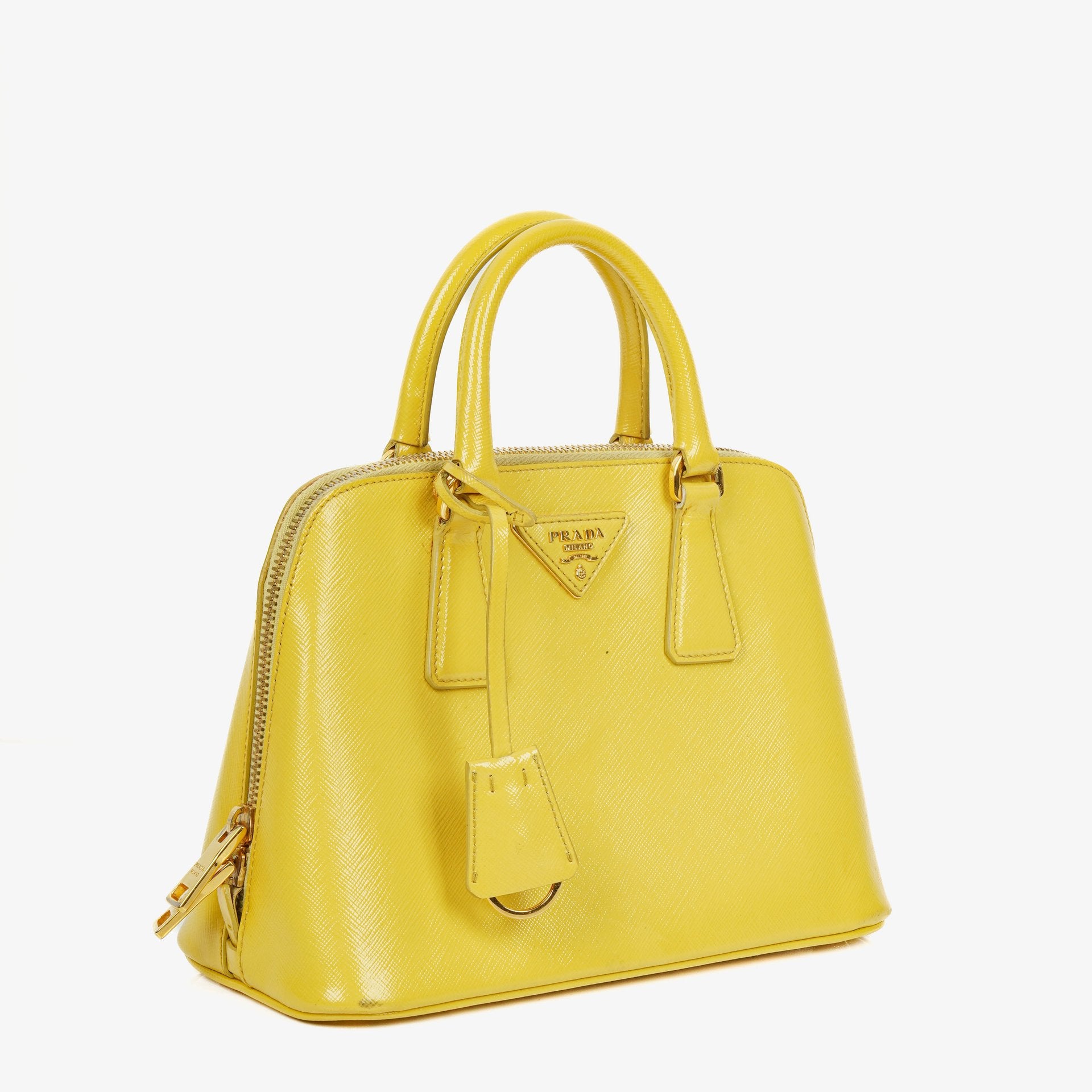 Prada Saffiano Vernic Ananas Handbag