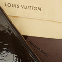 Louis Vuitton Vernis Olive Green Zippy Wallet