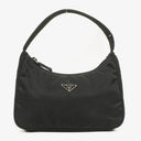 Prada Tessuto Black Nylon Hobo Bag