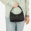 Prada Tessuto Black Nylon Hobo Bag
