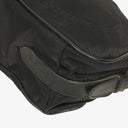 Prada Tessuto Black Nylon Jacquard Logo Shoulder Bag