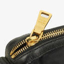 Prada Tessuto Black Nylon Jacquard Logo Shoulder Bag