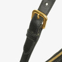Prada Tessuto Black Nylon Jacquard Logo Shoulder Bag
