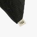 Prada Tessuto Black Nylon Jacquard Logo Shoulder Bag