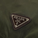 Prada Tessuto Nylon Medium Backpack Ebano With Leather Trim