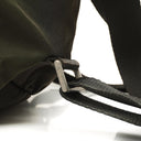 Prada Tessuto Nylon Medium Backpack Ebano With Leather Trim