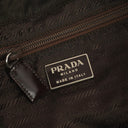 Prada Tessuto Nylon Medium Backpack Ebano With Leather Trim