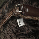 Prada Tessuto Nylon Medium Backpack Ebano With Leather Trim