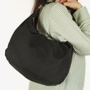 Prada Tessuto Nylon Nero Black Sacca Shoulder Bag