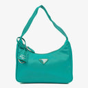 Prada Tessuto Nylon Pavone Re-Edition 2000 Mini Hobo Bag