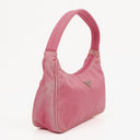 Prada Tessuto Pink Nylon Mini Hobo Bag
