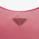 Prada Tessuto Pink Nylon Mini Hobo Bag