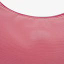 Prada Tessuto Pink Nylon Mini Hobo Bag