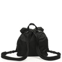 Prada Tessuto Nylon Medium Backpack Black With Leather Trim