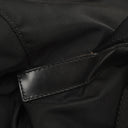 Prada Tessuto Nylon Medium Backpack Black With Leather Trim