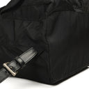 Prada Tessuto Nylon Medium Backpack Black With Leather Trim