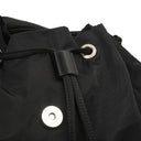 Prada Tessuto Nylon Medium Backpack Black With Leather Trim