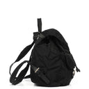 Prada Tessuto Vela Nero Black Nylon Large Two Pocket Backpack