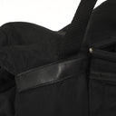 Prada Tessuto Vela Nero Black Nylon Large Two Pocket Backpack