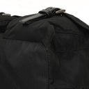Prada Tessuto Vela Nero Black Nylon Large Two Pocket Backpack