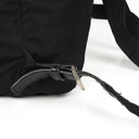 Prada Tessuto Vela Nero Black Nylon Large Two Pocket Backpack