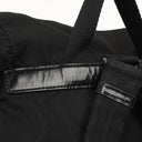 Prada Tessuto Vela Nero Black Nylon Large Two Pocket Backpack