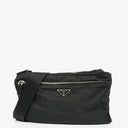 Prada Vela Sport Black Nylon Crossbody Bag